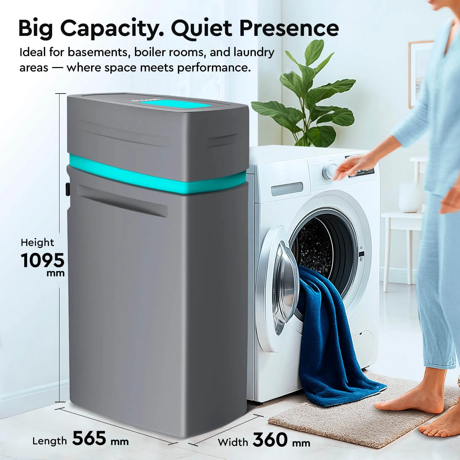 Ecosoft Anthracite Azure 370 water softener, buy FU1235CABGDV at